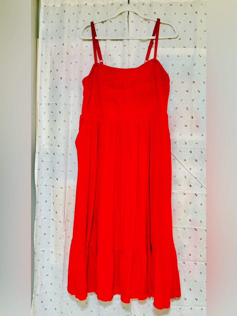 Torrid Red Maxi Sundress with Adjustable Straps